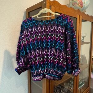 Vintage 80’s sequin top